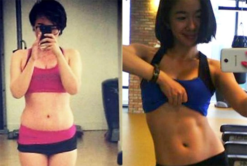 Thiếu nữ Việt giảm cân, sở hữu cơ bụng có múi