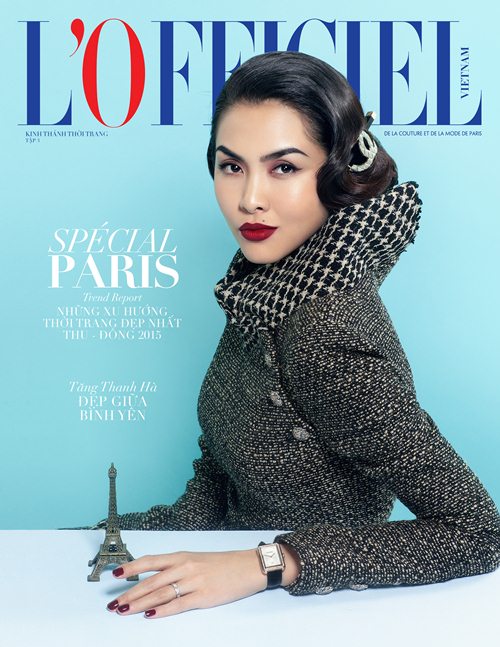 ‘Ngọc nữ’ Tăng Thanh Hà tái xuất ấn tượng trên bìa tạp chí thời trang