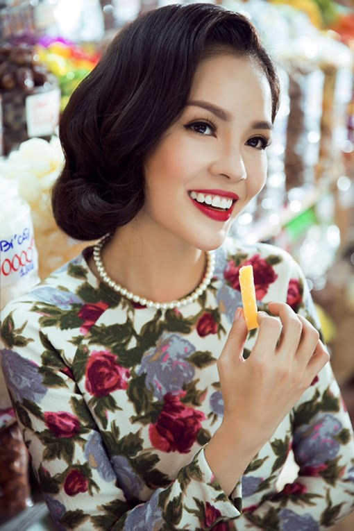 Những mẫu tóc uốn xoăn ngắn cổ điển tuyệt đẹp của mỹ nhân Việt