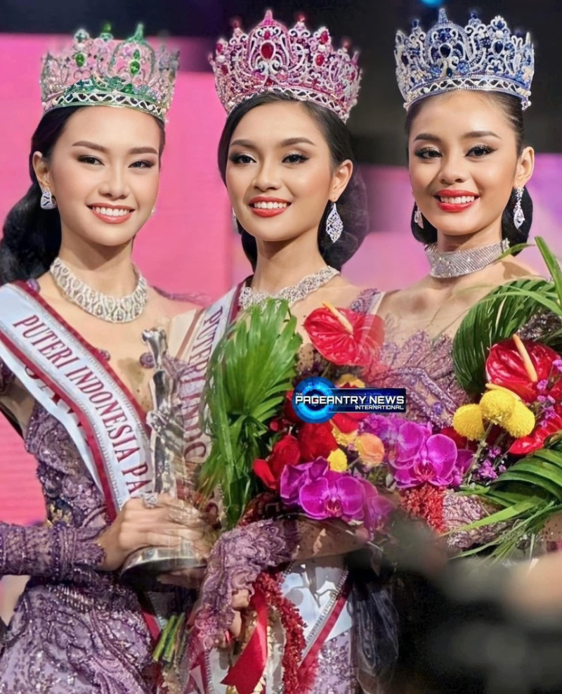 Vẻ đẹp của 3 Hoa Hậu vừa đăng quang của Indonesia
