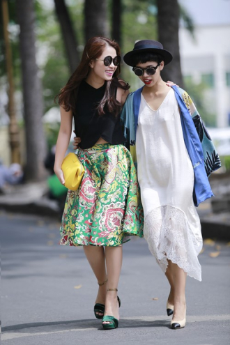Ngắm 2 quý cô mặc đẹp nổi tiếng Sài Gòn